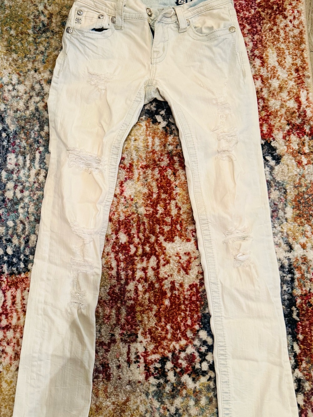 Miss Me White Bootcut Jeans with Signature Hardware *Make an offer